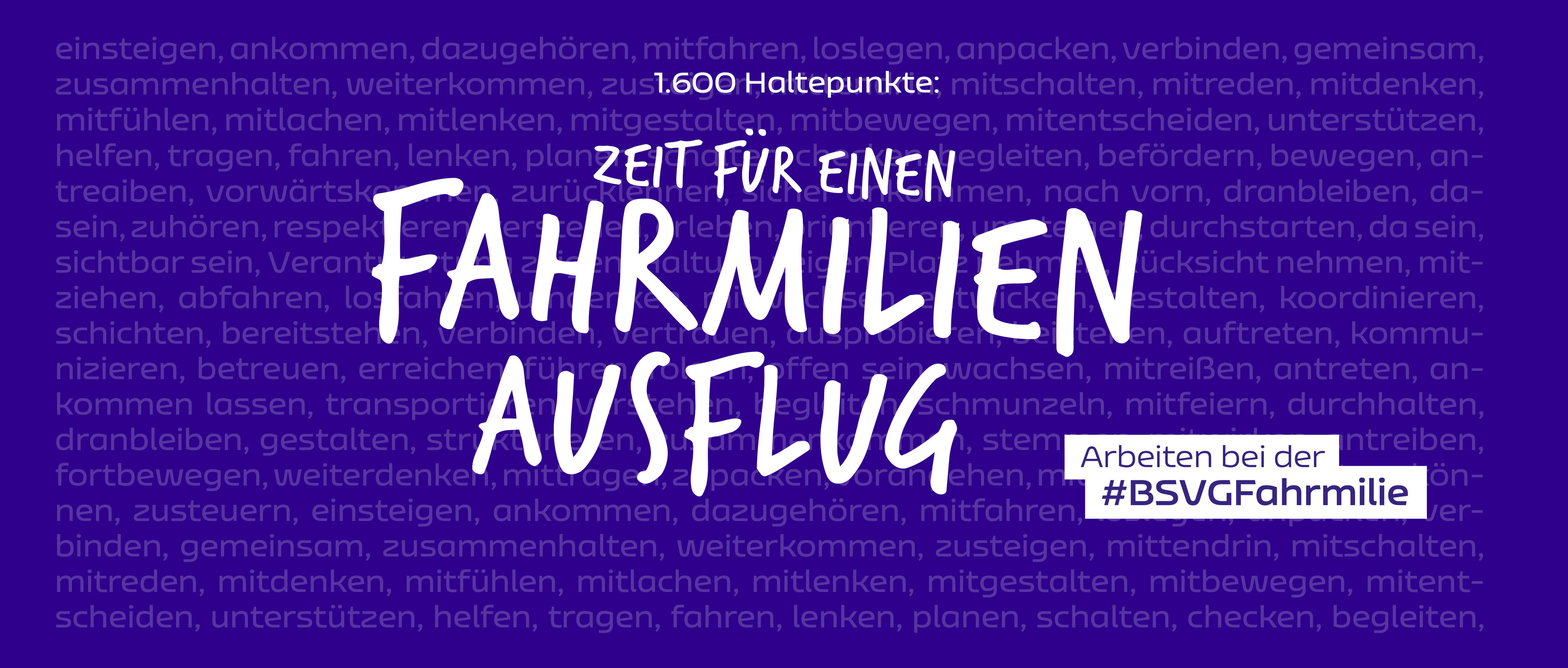 BSVG Kampagne FAHRMILIENAUSFLUG