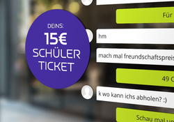 Für Fahrten in Braunschweig: das 15 € Schülerticket!