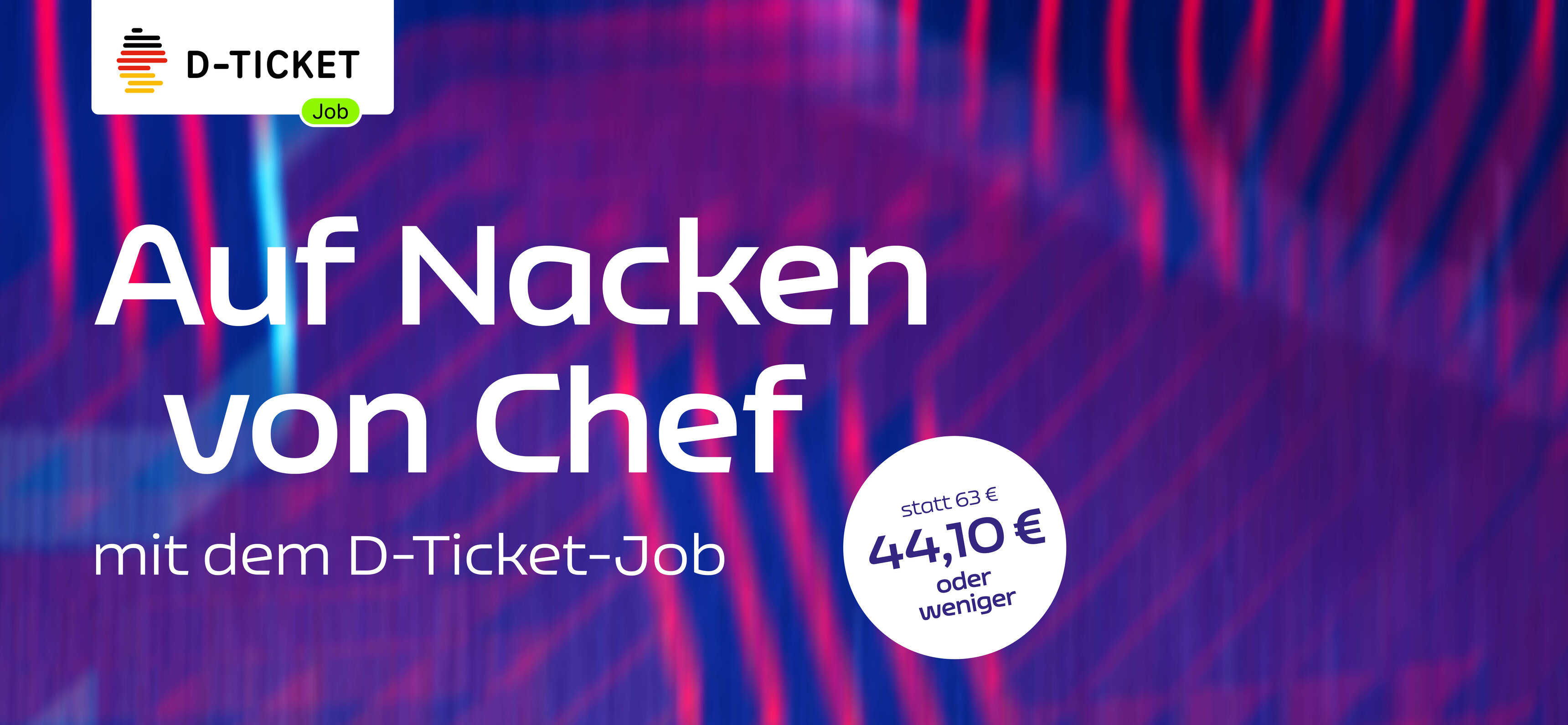 Text: Auf Nacken von Chef