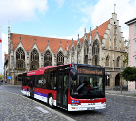 Solobus Haltestelle Altstadtmarkt.