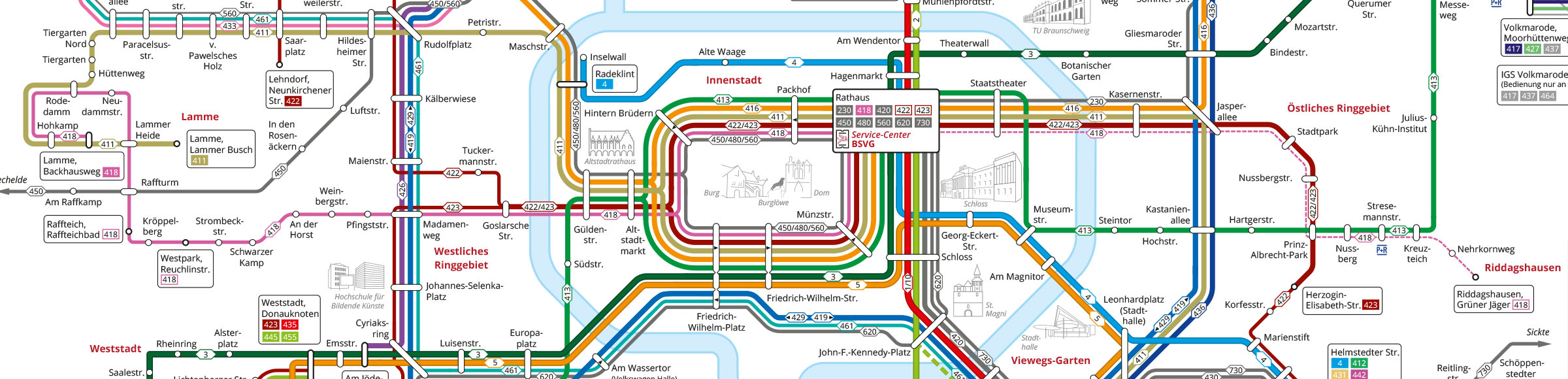 Braunschweiger VerkehrsGmbH Fahrpläne und Netzpläne aktuell